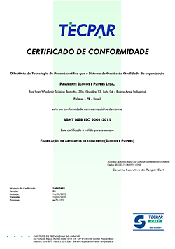 Certificado ISO9001